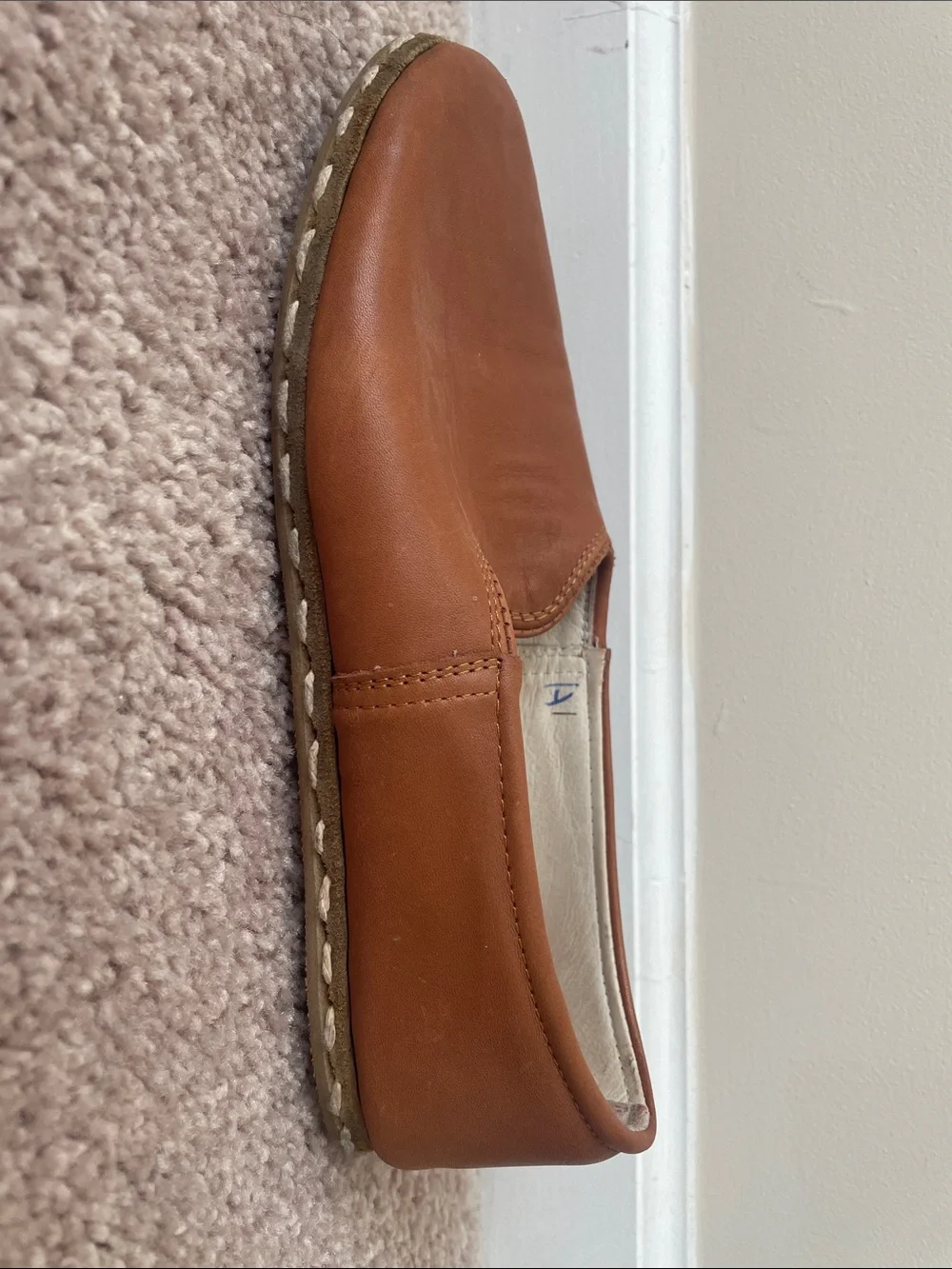Sabah Tan Slip-On Comfort Shoes